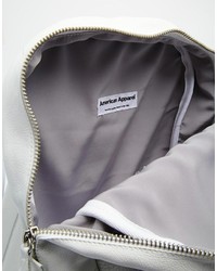 weißer Leder Rucksack von American Apparel