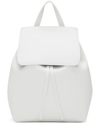 weißer Leder Rucksack von Mansur Gavriel