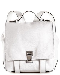 weißer Leder Rucksack von Proenza Schouler