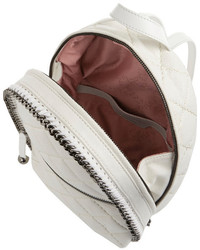 weißer Leder Rucksack von Stella McCartney