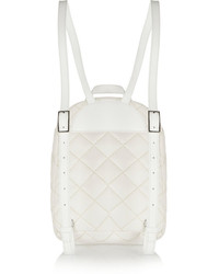 weißer Leder Rucksack von Stella McCartney