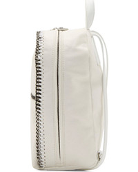 weißer Leder Rucksack von Stella McCartney