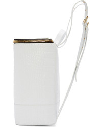 weißer Leder Rucksack von Giuseppe Zanotti