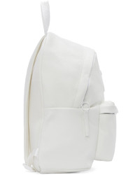 weißer Leder Rucksack von Joshua Sanders