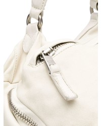 weißer Leder Rucksack von Giorgio Brato