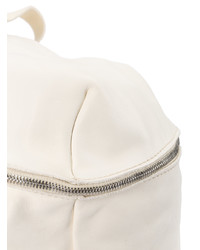 weißer Leder Rucksack von Guidi