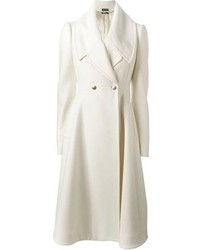weißer Mantel von Alexander McQueen