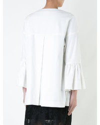 weißer Mantel von Moschino