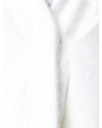 weißer Mantel von Alberta Ferretti