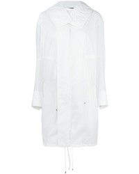 weißer Mantel von Calvin Klein Collection