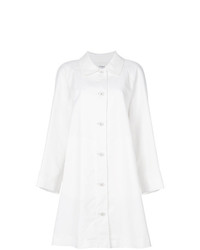 weißer Mantel von Chanel Vintage