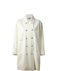 weißer Mantel von Jean Louis Scherrer Vintage