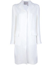 weißer Mantel von Lanvin