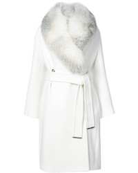weißer Mantel von Roberto Cavalli