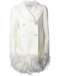 weißer Mantel von Valentino
