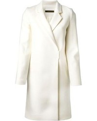 weißer Mantel von Victoria Beckham