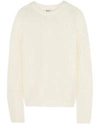weißer Oversize Pullover von Acne Studios