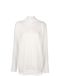 weißer Oversize Pullover von Agnona