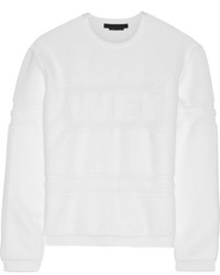 weißer Oversize Pullover von Alexander Wang