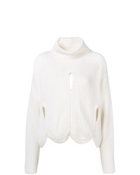 weißer Oversize Pullover von Antonio Berardi