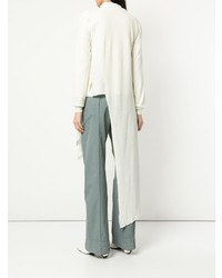weißer Oversize Pullover von Lemaire