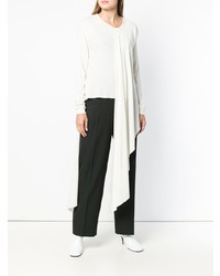 weißer Oversize Pullover von Lemaire