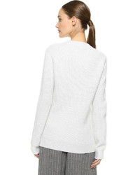 weißer Oversize Pullover von Edun