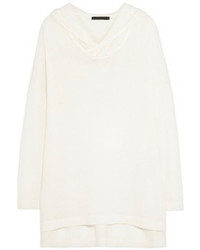 weißer Oversize Pullover von Donna Karan