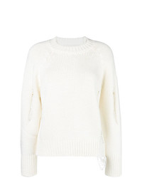 weißer Oversize Pullover von Federica Tosi
