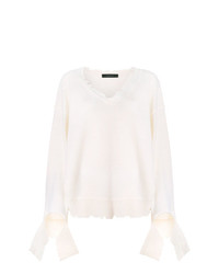 weißer Oversize Pullover von Federica Tosi