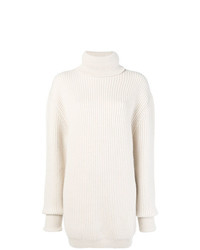 weißer Oversize Pullover von Maison Margiela