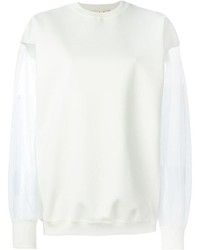 weißer Oversize Pullover von Marni