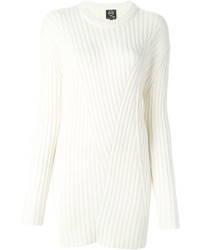 weißer Oversize Pullover von McQ by Alexander McQueen