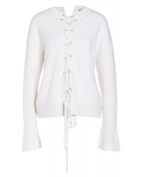 weißer Oversize Pullover von MRZ