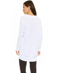 weißer Oversize Pullover von DKNY