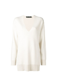 weißer Oversize Pullover von Proenza Schouler