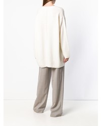 weißer Oversize Pullover von The Row
