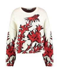 weißer Oversize Pullover von Weekday