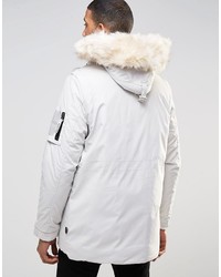 Bellfield parka with faux fur hood online