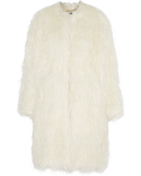 weißer Pelz von DKNY