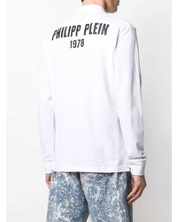 weißer Polo Pullover von Philipp Plein