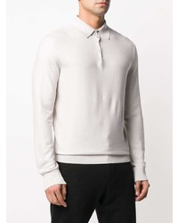 weißer Polo Pullover von Ermenegildo Zegna