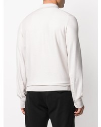 weißer Polo Pullover von Ermenegildo Zegna