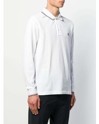 weißer Polo Pullover von Moncler