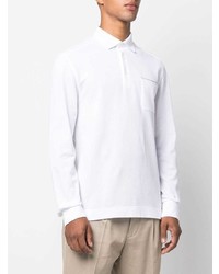 weißer Polo Pullover von Zegna