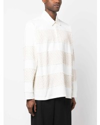 weißer Polo Pullover von MSGM