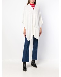 weißer Poncho von Sonia Rykiel