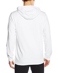 weißer Pullover mit einem Kapuze von adidas