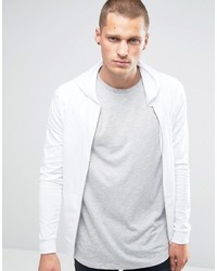 weißer Pullover mit einem Kapuze von Asos