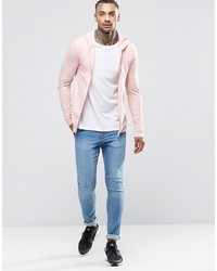 weißer Pullover mit einem Kapuze von Asos